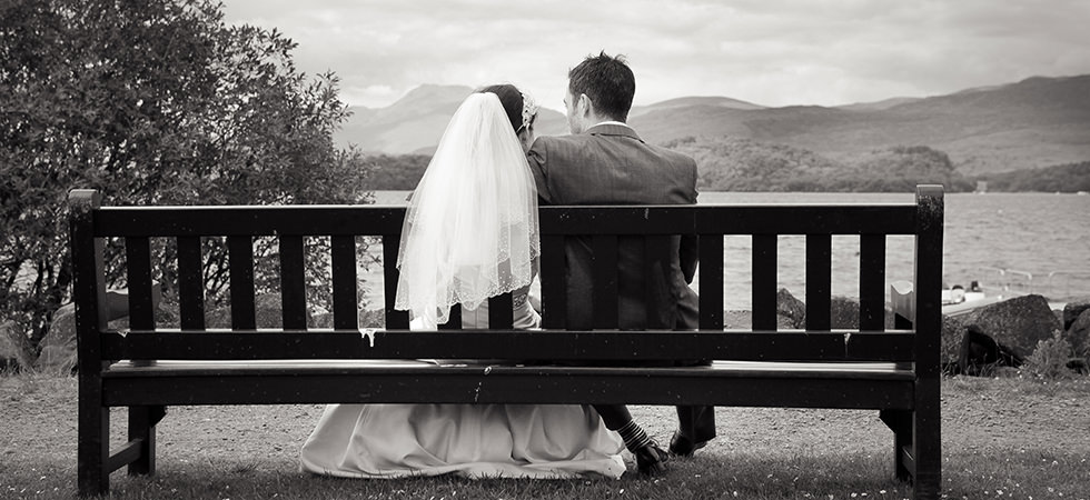 Natural Wedding Photographs at Ross Priory by Loch Lomond