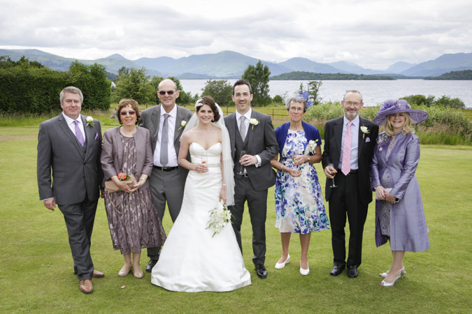 Weding photographs at Ross Priory by Loch Lomond.