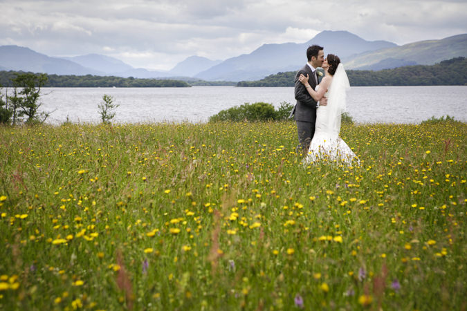 Weding photographs at Ross Priory by Loch Lomond.