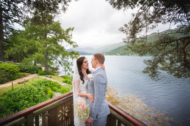 Elopement Wedding Photographs Lodge on Loch Goil