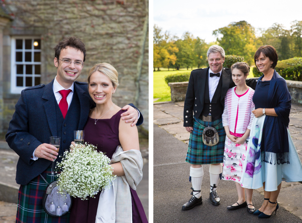 Rowallan Castle Wedding Photographer - Lesley and Andy
