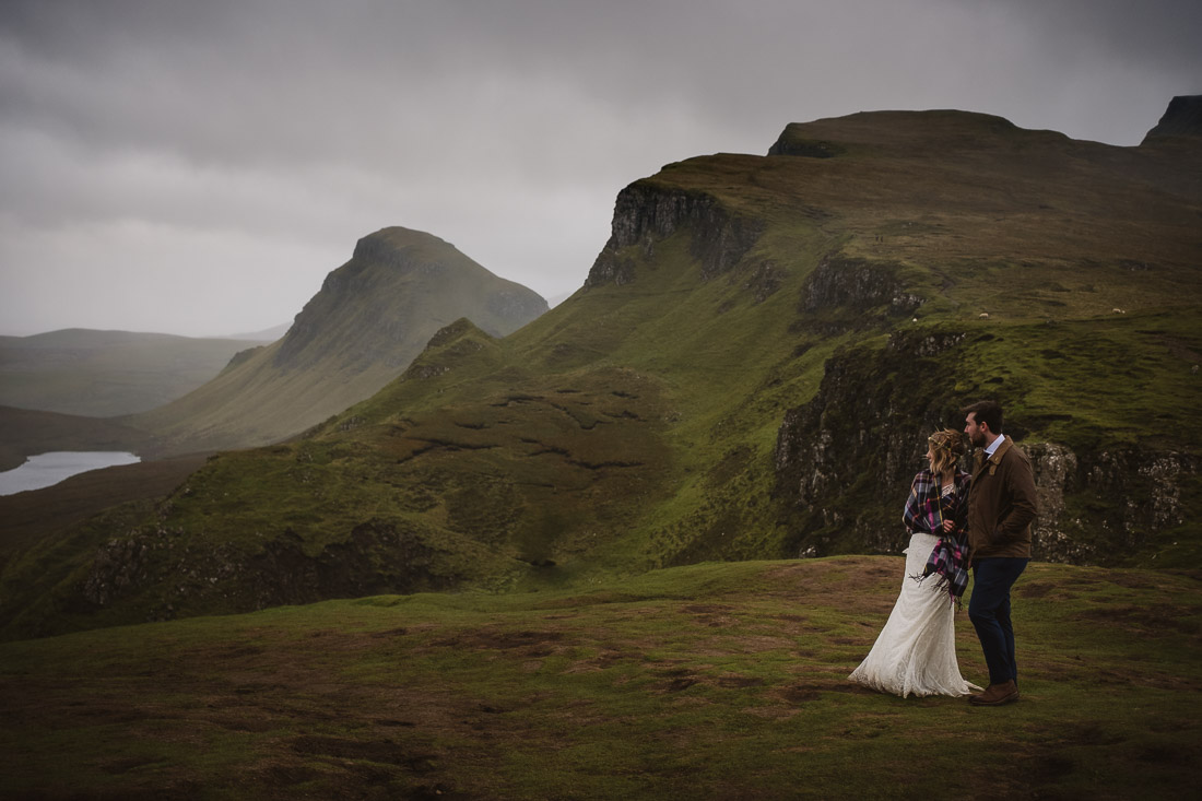 Isle of Skye Elopement Wedding Quiraing
