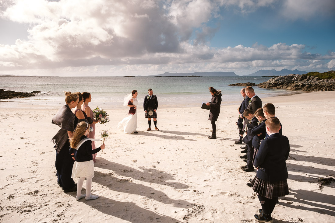 Arisaig Micro Wedding Beach Elopement