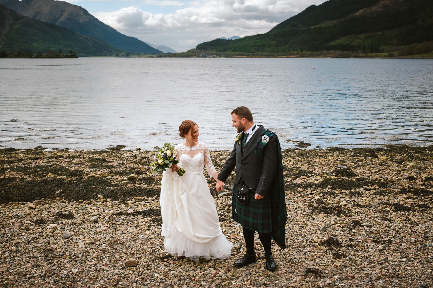 First look on the shores of Loch Leven.